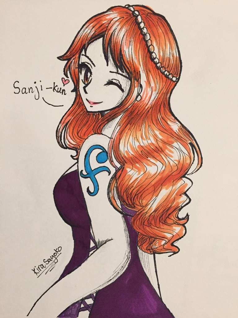 768x1024 Nami Sketch Colour Test One Piece Amino - Sketch Colour