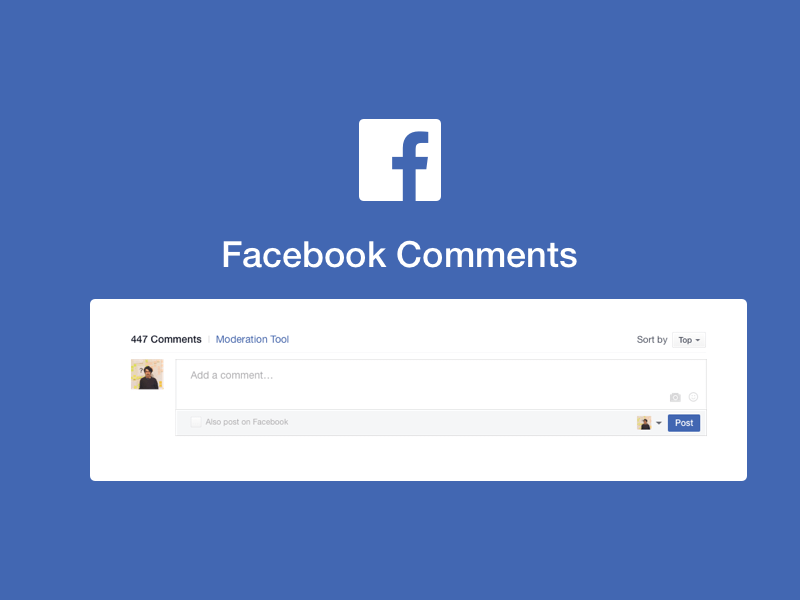 800x600 Facebook Comments Template Sketch Freebie - Sketch Comments