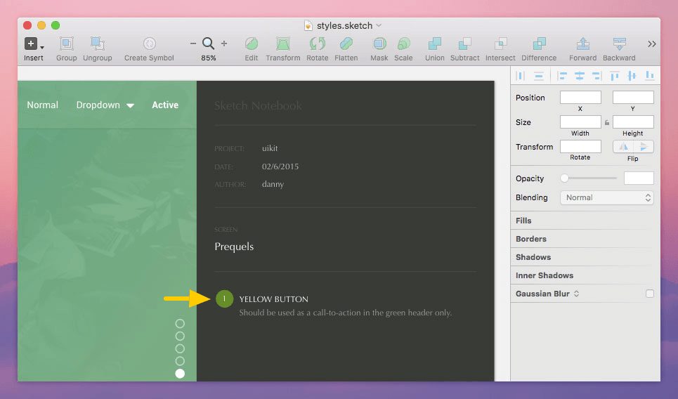 965x568 Generating A Useful Style Guide With Sketch App Sitepoint - Sketch Comments