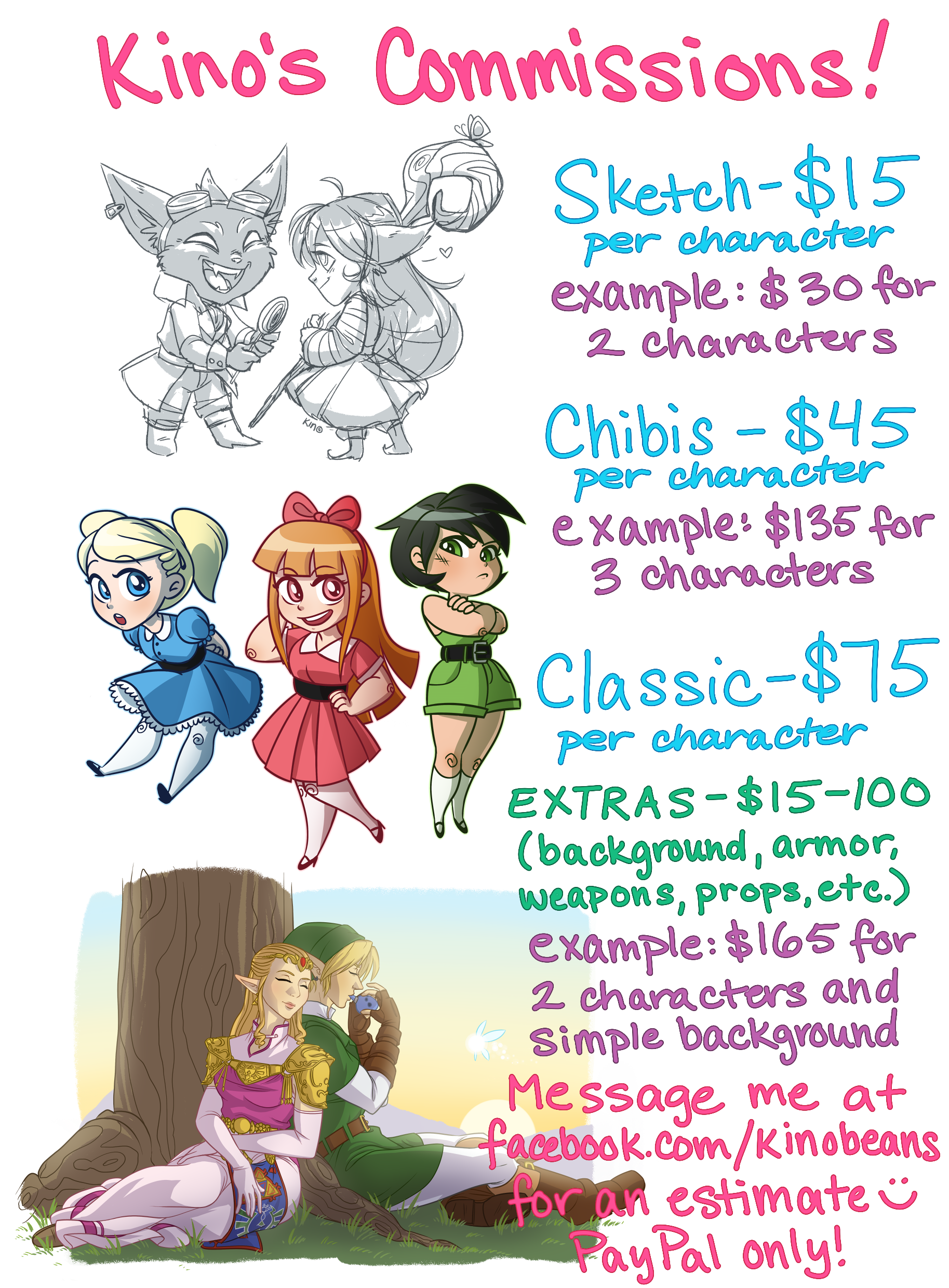 1827x2479 Commission Information - Sketch Commission Prices