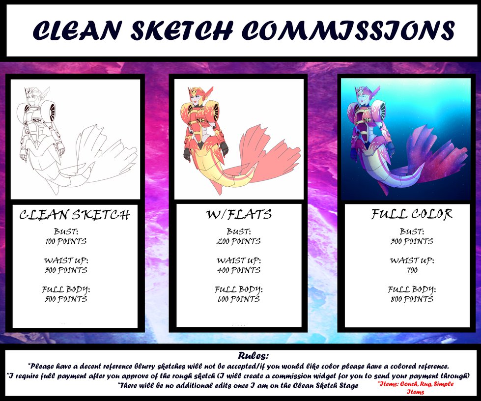 979x816 Sketch Commission Table Prices By Putt125 - Sketch Commission Prices