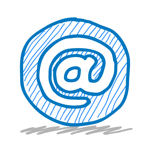 512x512 Contact, Email, Mail, Sketch, Sketchy Icon - Sketch Contact
