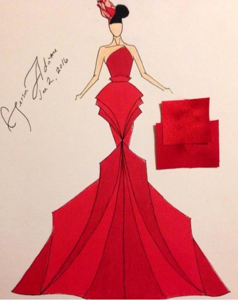 476x599 May Sketch Contest Winner Fidm Fashion Club - Sketch Contest