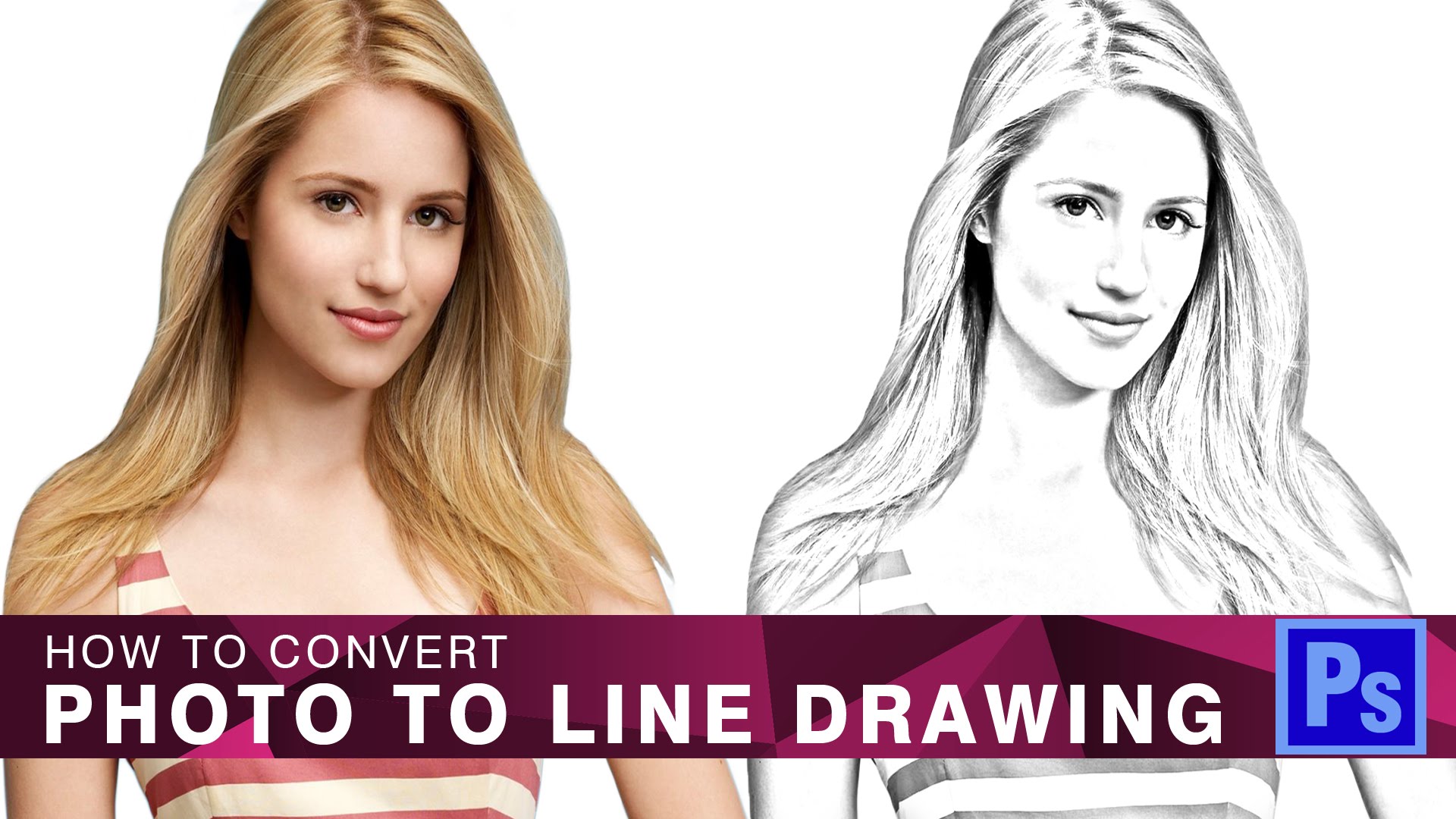 1920x1080 New} How To Convert Photo To Line Drawing In Photoshop - Sketch Converter