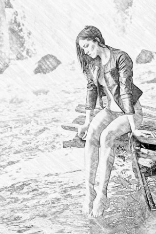 320x480 Photo To Pencil Sketch Converter By Softorbits - Sketch Converter