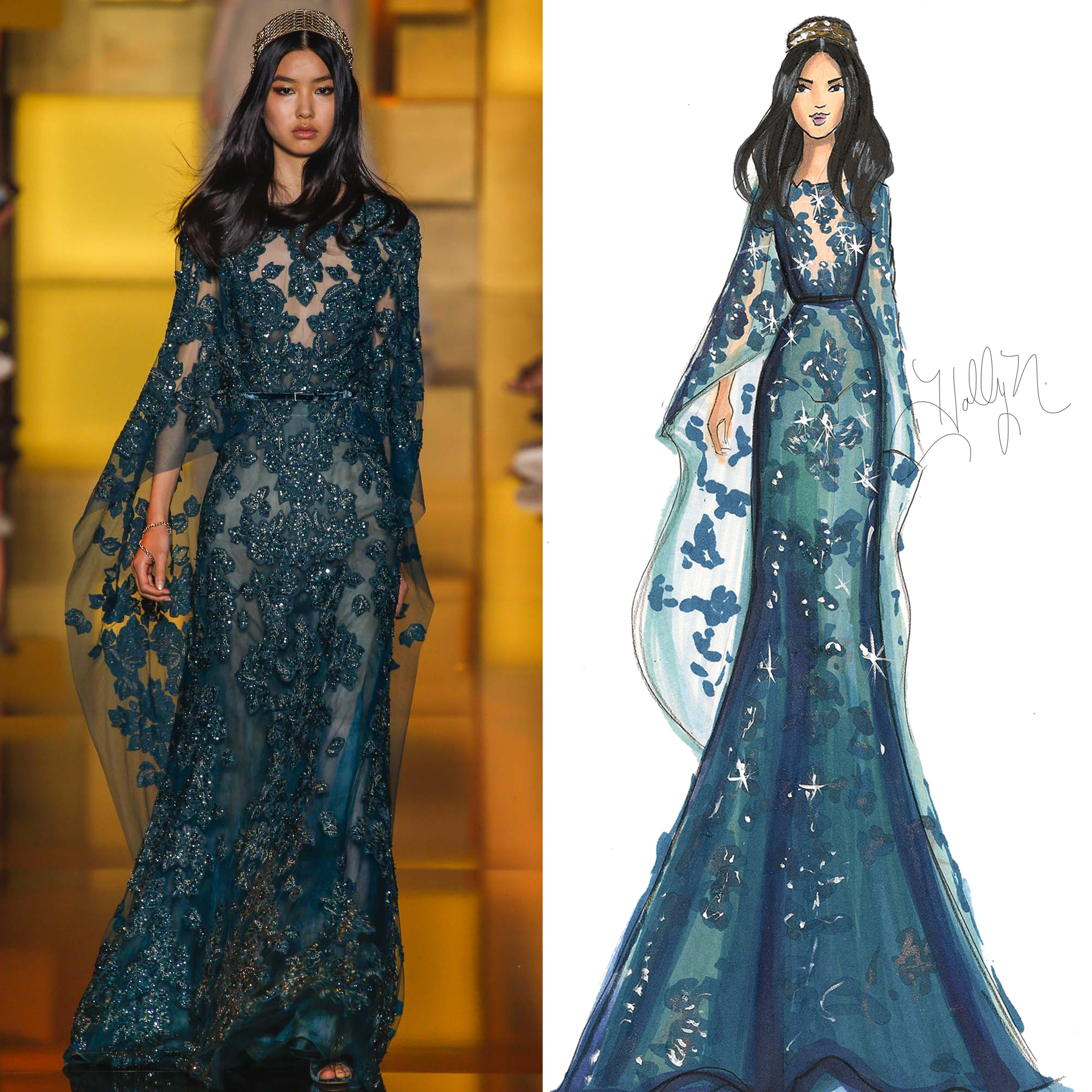 3300x3300 Fall 2015 Couture Sketches H. Nichols Illustration - Sketch Couture