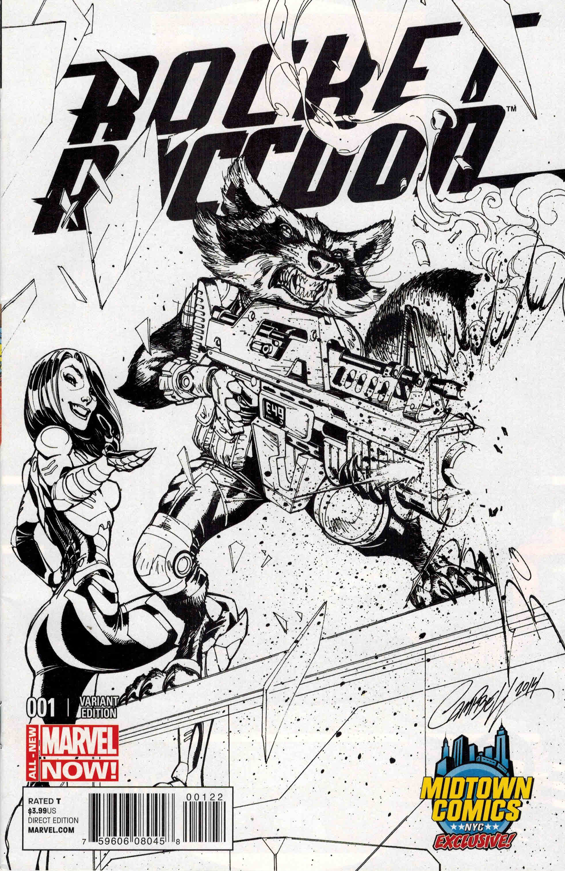 1964x3025 Rocket Raccoon - Sketch Cover
