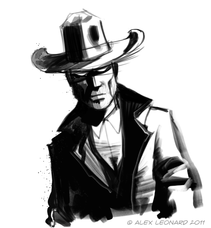 692x749 Tambo Illustration Cowboy Sketch - Sketch Cowboy