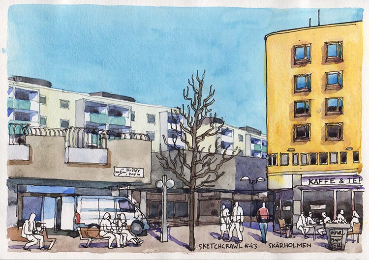 750x529 Nina Johansson Sketchcrawl - Sketch Crawl