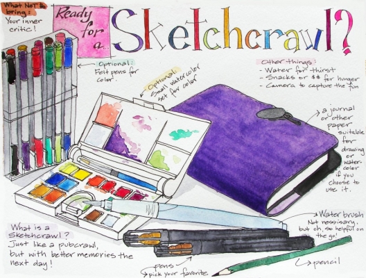 528x400 Placer Artists League (Pal) 1st Sketchcrawl - Sketch Crawl