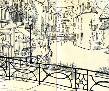 420x350 Annecy Sketchcrawl - Sketch Crawl