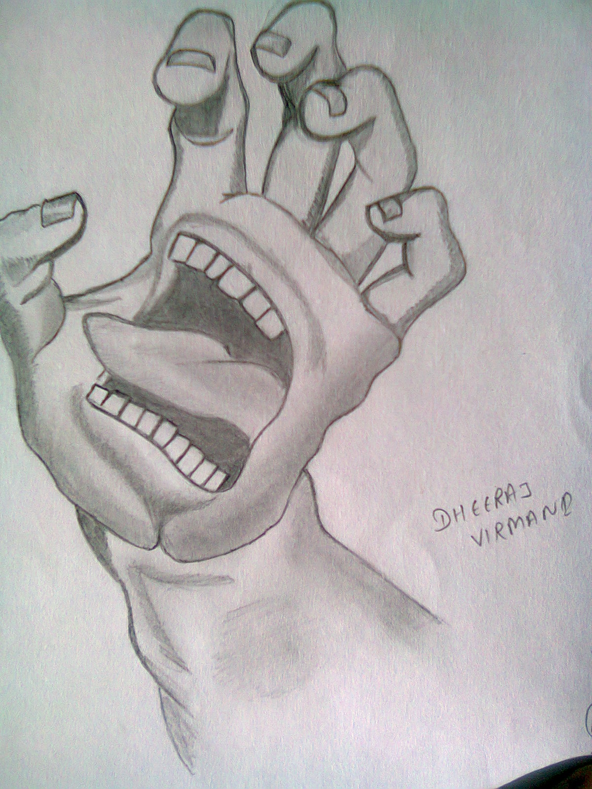 1200x1600 Creative Hand Pencil Sketch - Sketch Creative