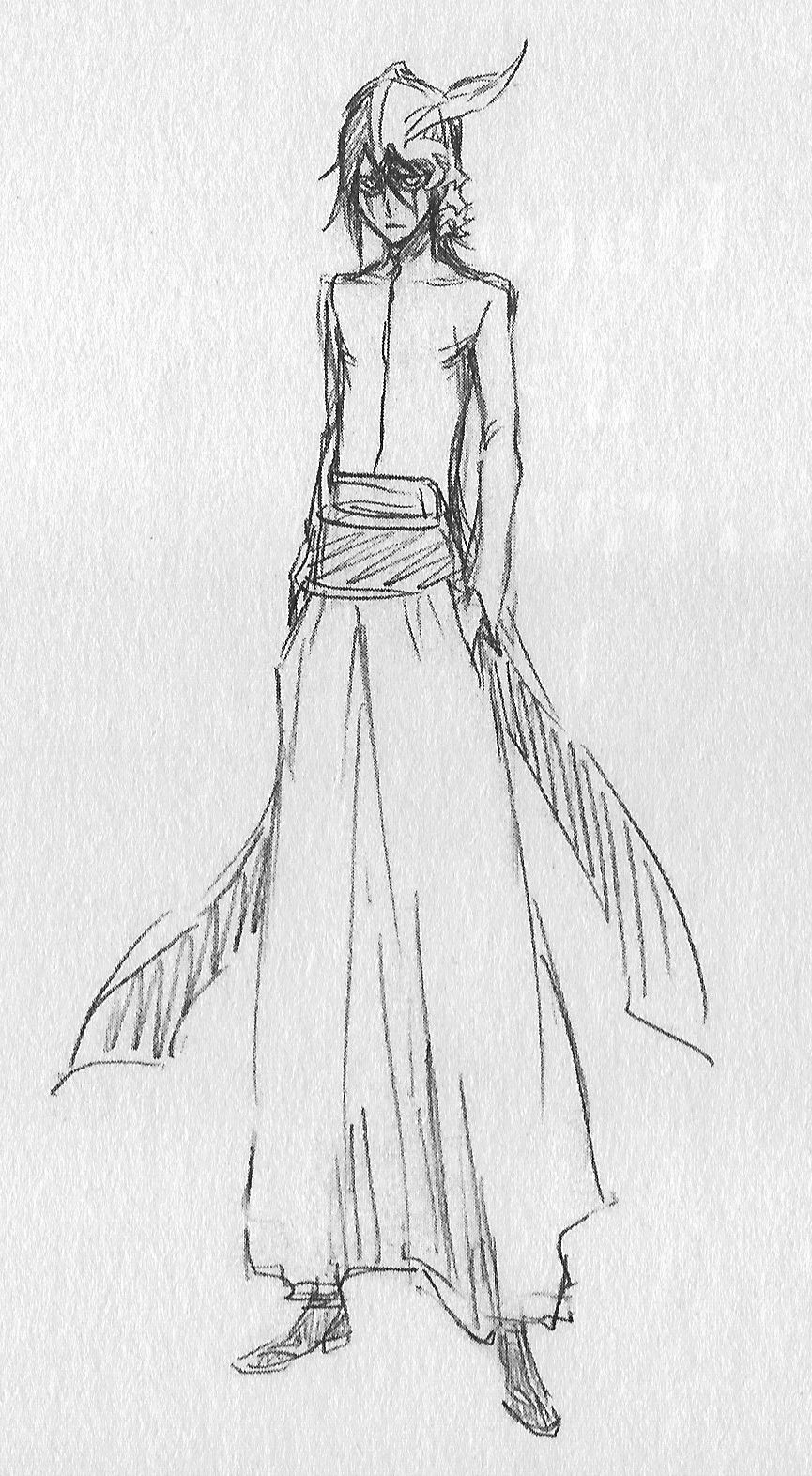 865x1572 Original Sketch Of Ulquiorra Cifer From Bleach (Manga) Creator - Sketch Creator