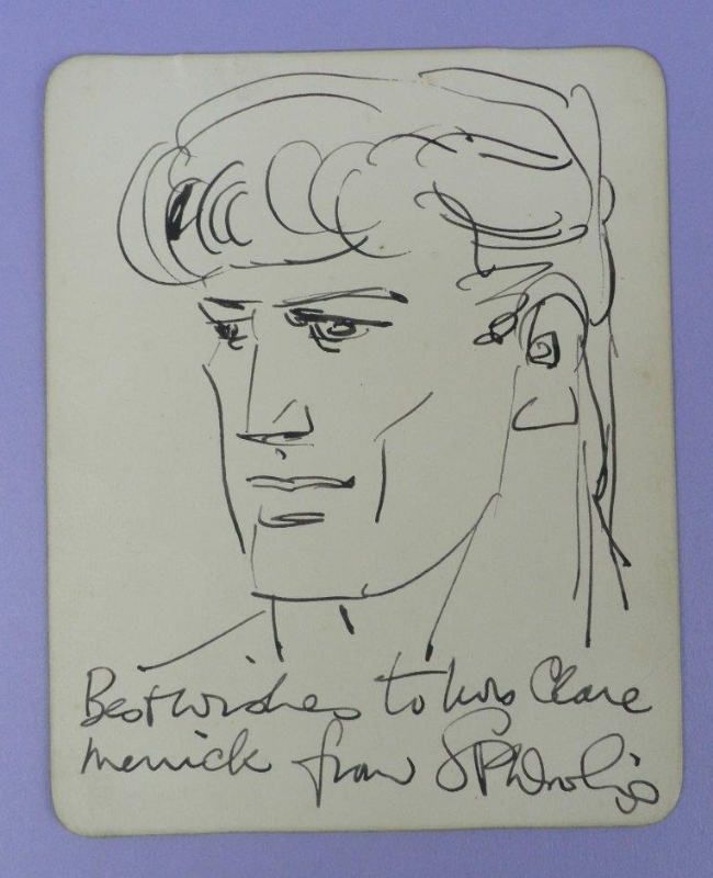 650x800 Steve Dowling Sketch Of Garth His Original Artist And Creator, In - Sketch Creator