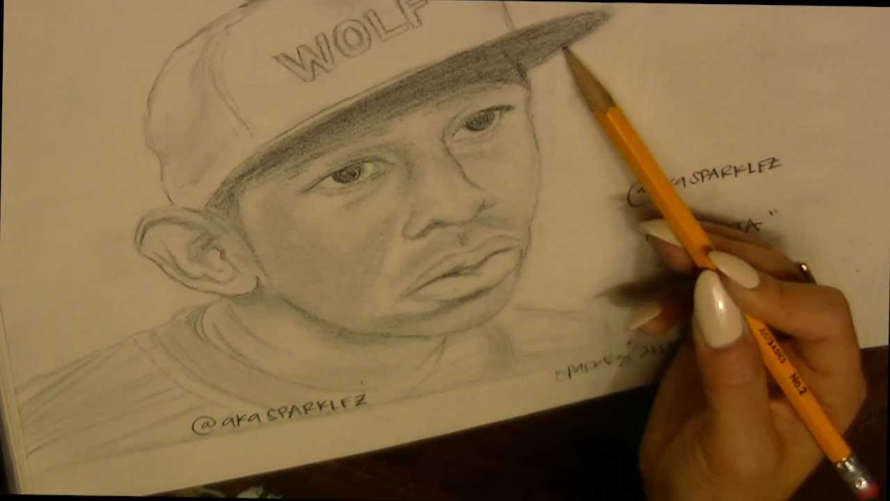 1280x720 Tyler The Creator Wolf Sketch (Speed Drawing) By @akasparklez - Sketch Creator
