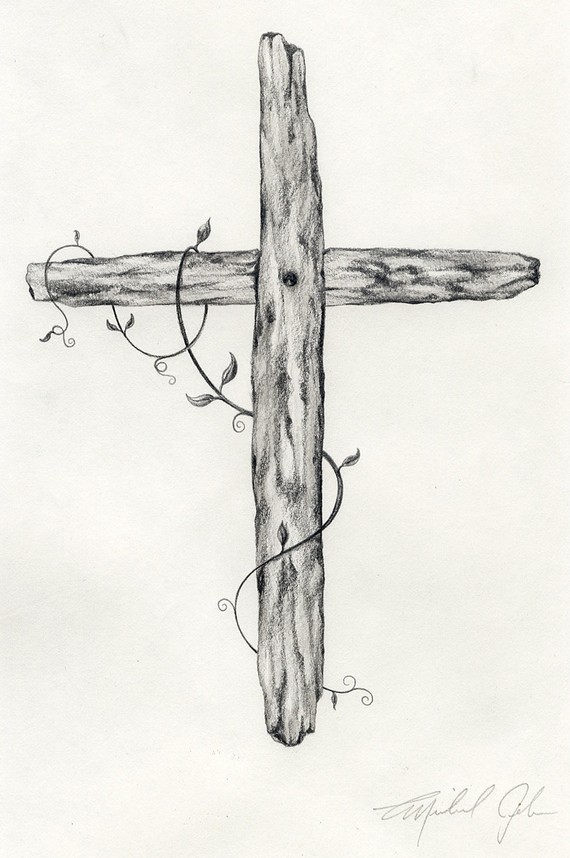 570x858 Cross Drawing, Pencil, Sketch, Colorful, Realistic Art Images - Sketch Cross