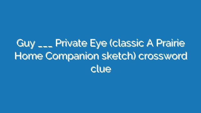 Sketch Crossword Clue at PaintingValley com Explore collection of