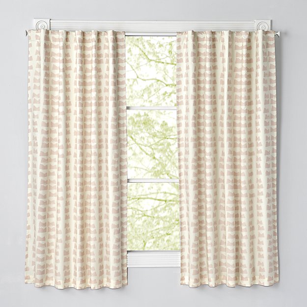 625x625 63' Pink Blackout Curtain + Reviews Crate And Barrel - Sketch Curtains