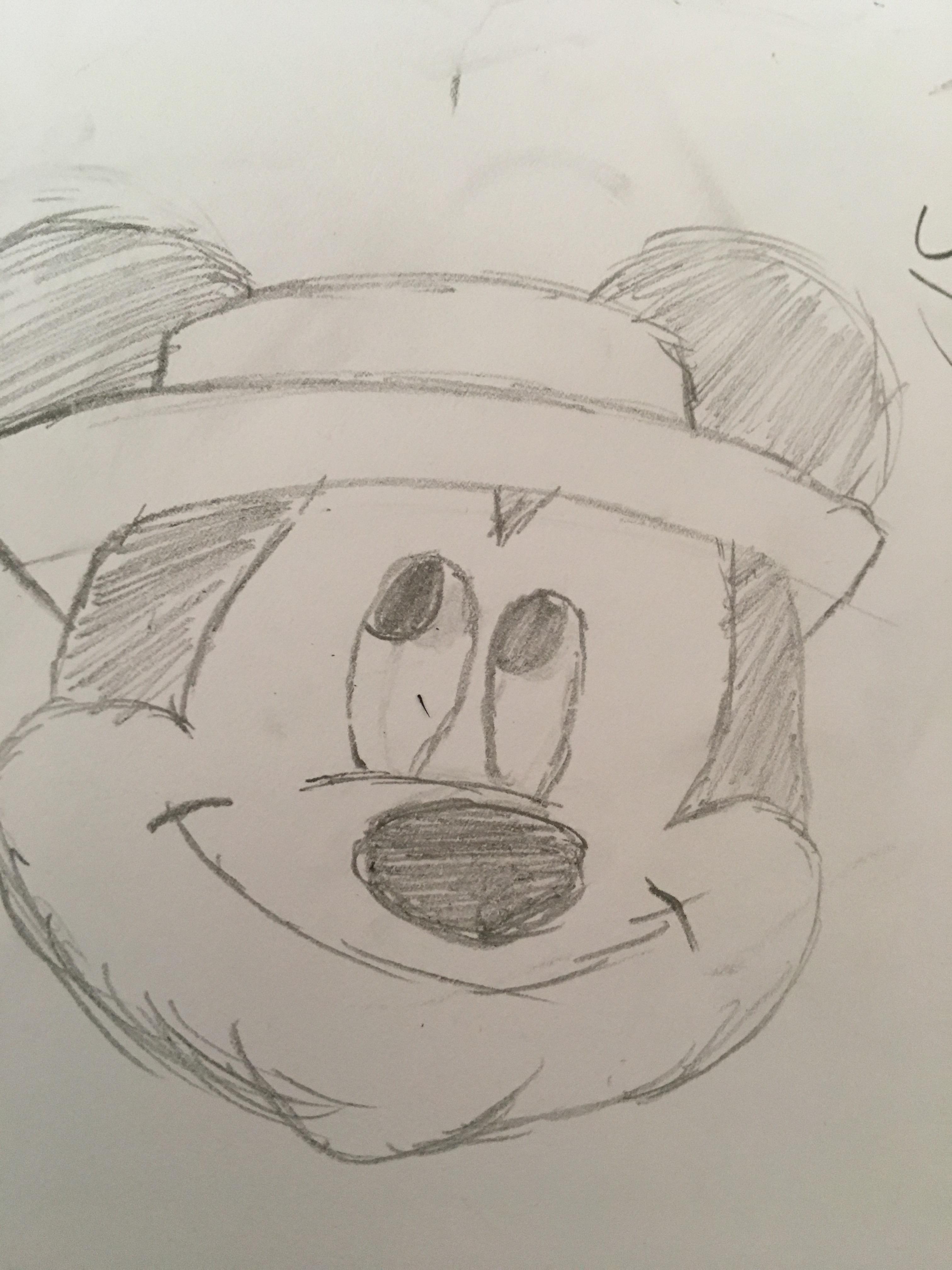3024x4032 A Crap Micky Mouse I Drew Daily Sketch Day 1 - Sketch Daily Reddit