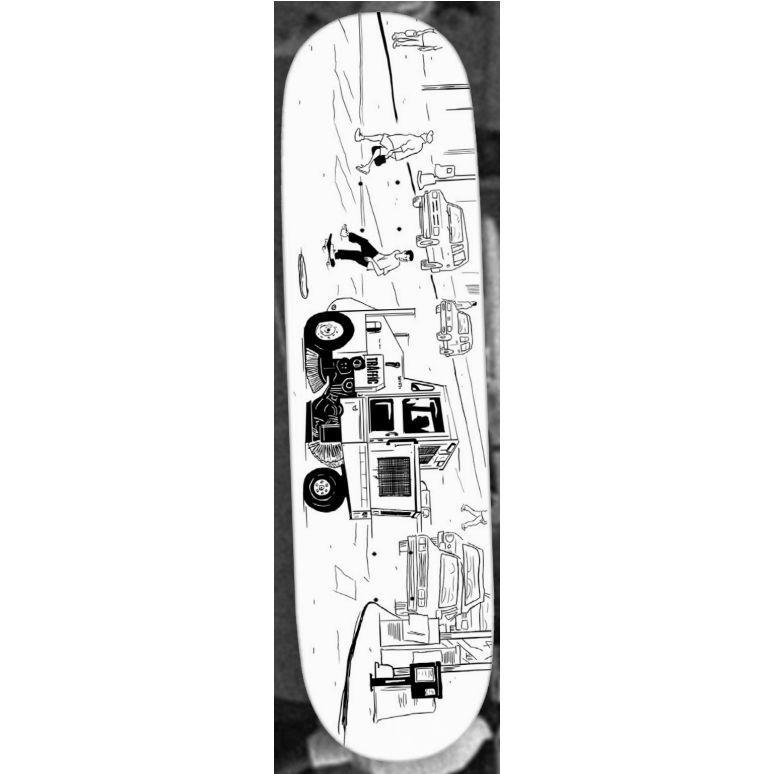 774x774 Traffic Street Cleaner Sketch Deck 8.75 Kineticskateboarding - Sketch Deck