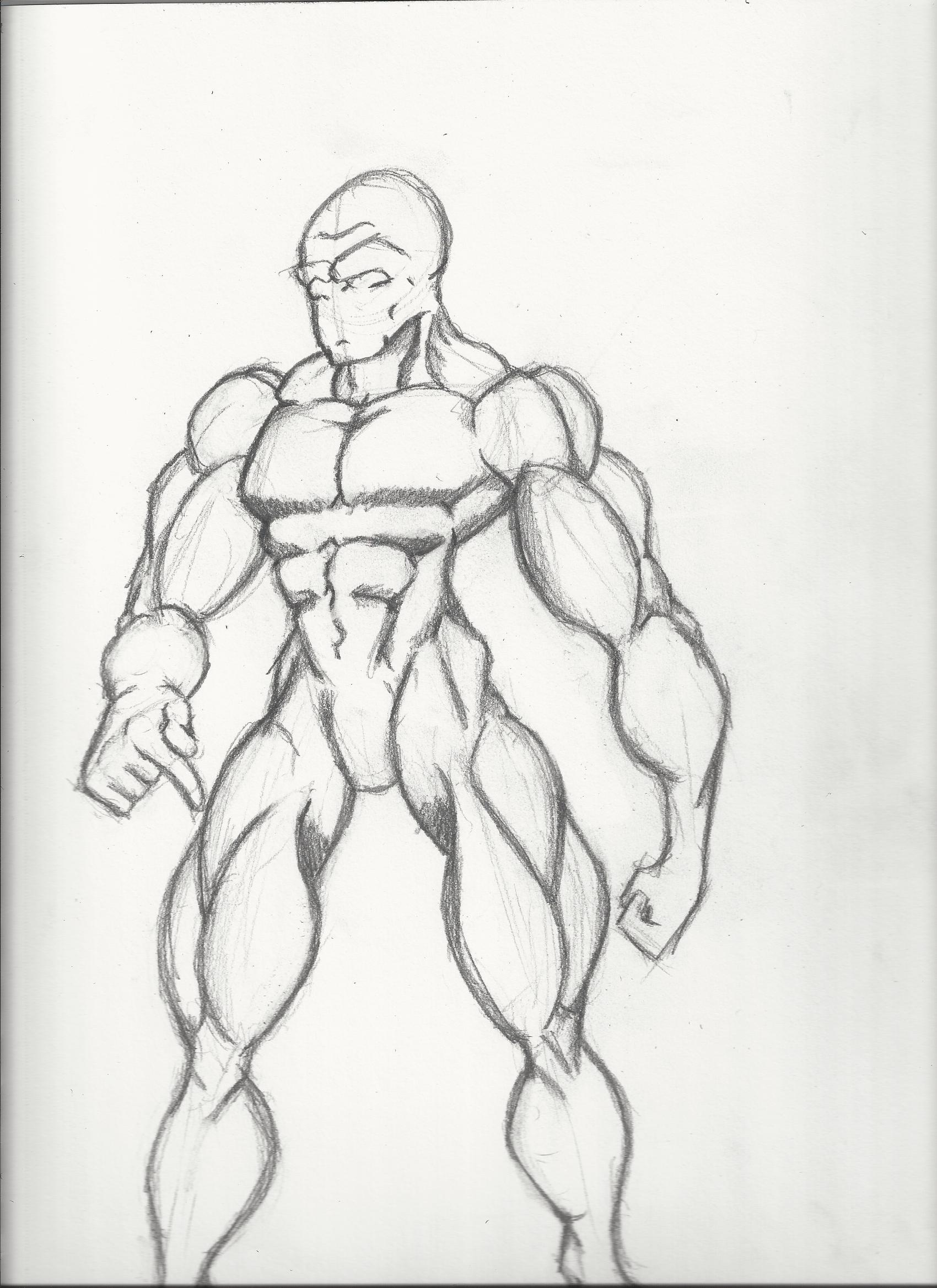 1700x2338 Muscle Definition Sketch By Dr Alpha777 - Sketch Definition