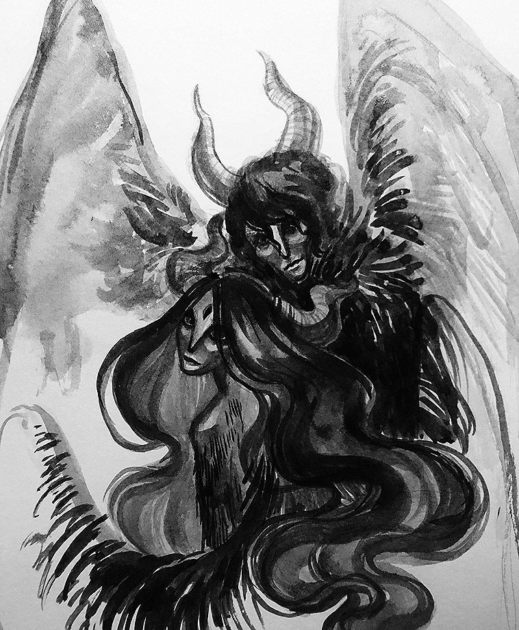 758x919 Lovers - Sketch Demon