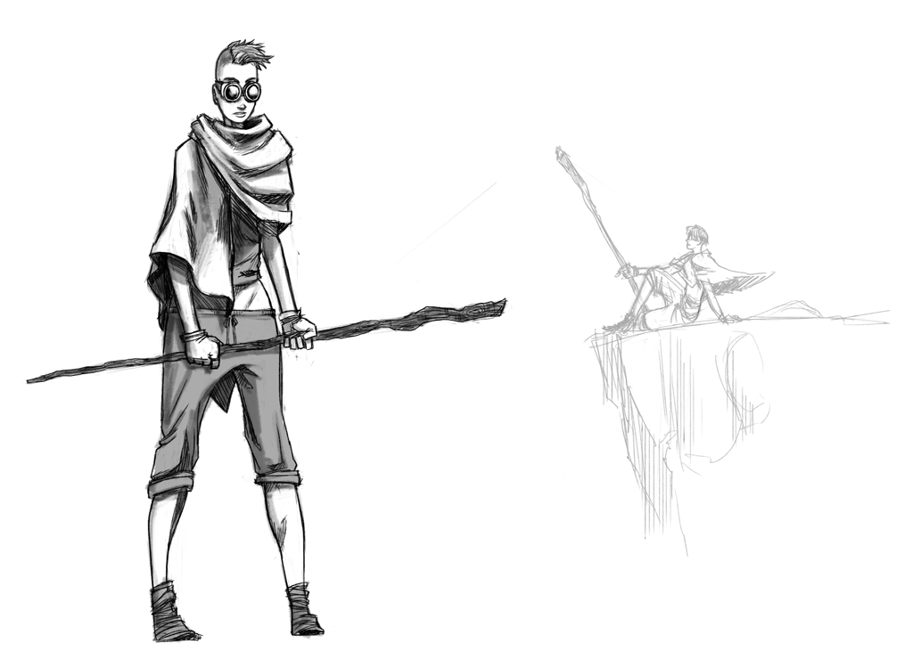 1024x750 Sketch Desert Wanderer - Sketch Desert