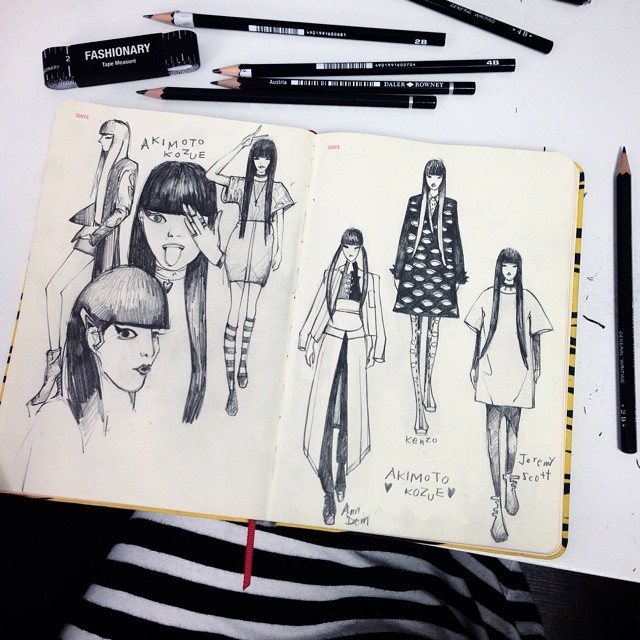 640x640 Essentials For A Fashion Sketching Tool Kit - Sketch Design