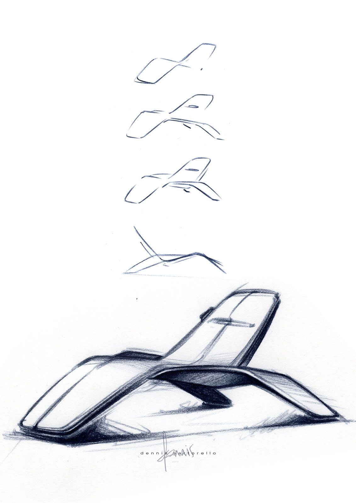 1131x1600 Ford Design Lounge Chair - Sketch Design Lounge