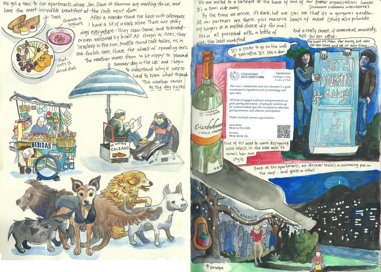 1278x912 Santiago, Chile Sketch Diary, Installment 1 Myf Draws Apparently - Sketch Diary