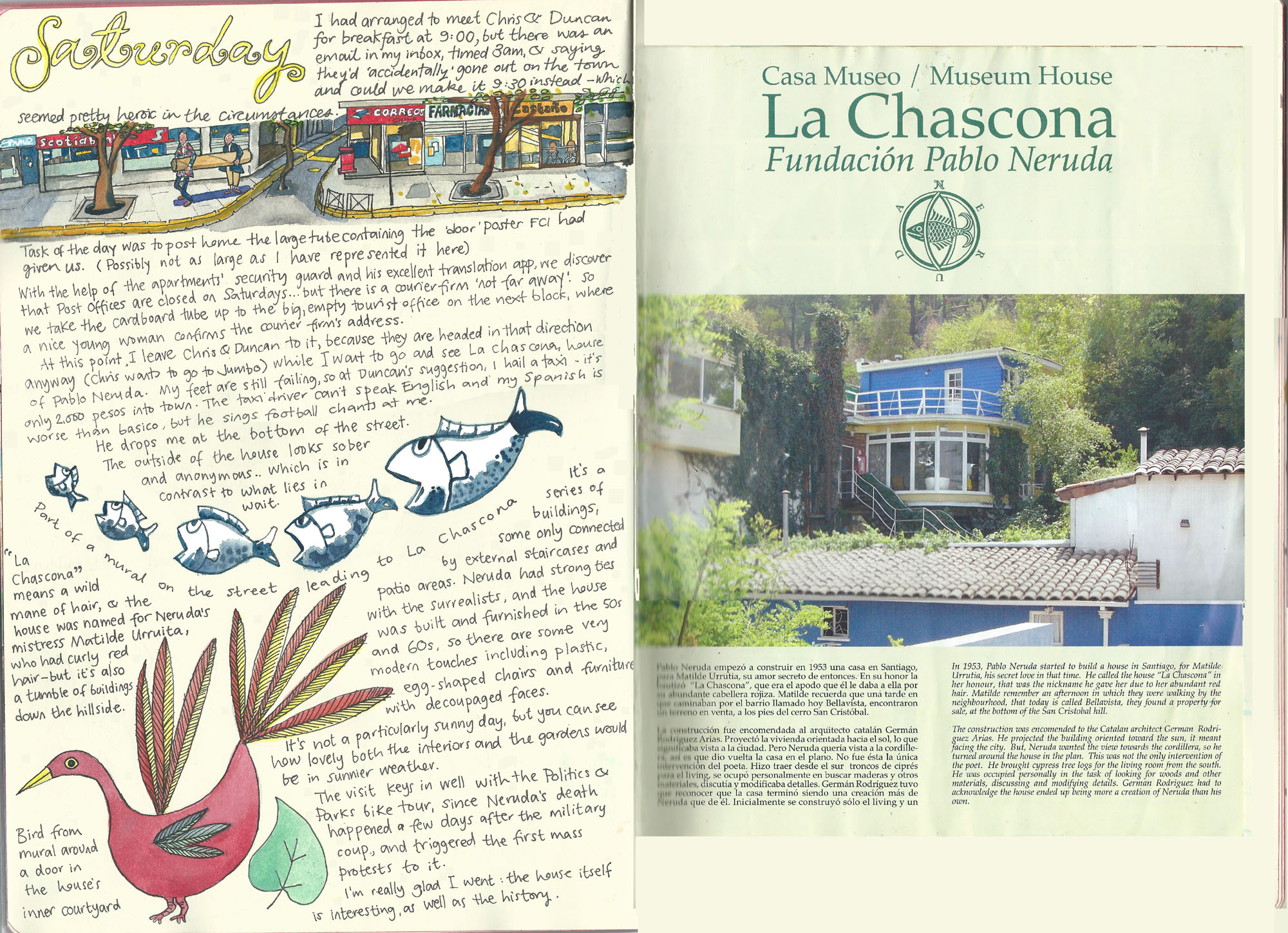 2000x1448 Santiago, Chile Sketch Diary, Installment 3 Myf Draws Apparently - Sketch Diary