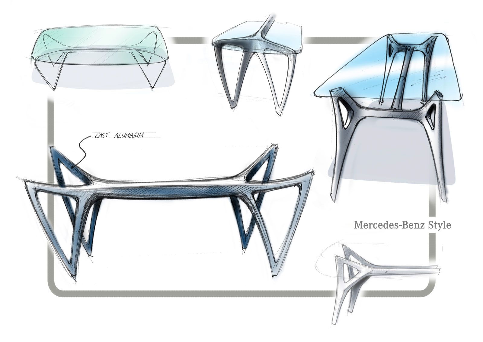 1600x1131 Mercedes Benz Dining Table Mbs 002 - Sketch Dining Table