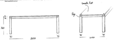 480x185 Sideboard The Curious Clan - Sketch Dining Table