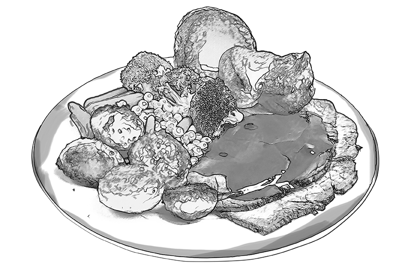 Dinner For One Sketch