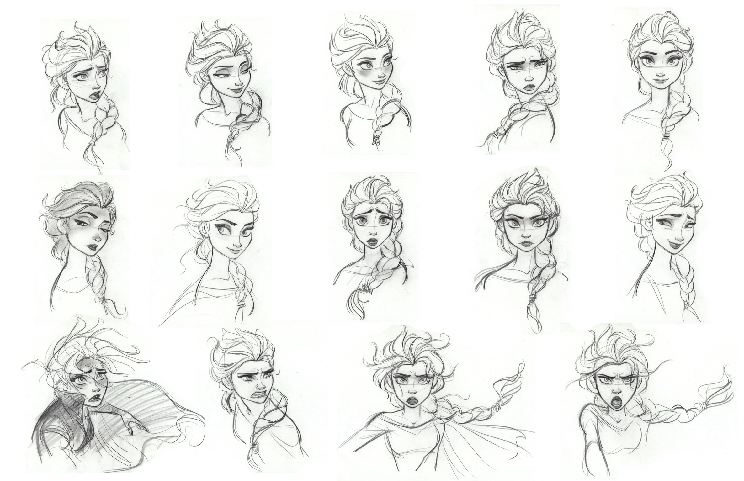 2372x1534 Disney Sketches Images Elsa Sketch Hd Wallpaper And Background - Sketch Disney