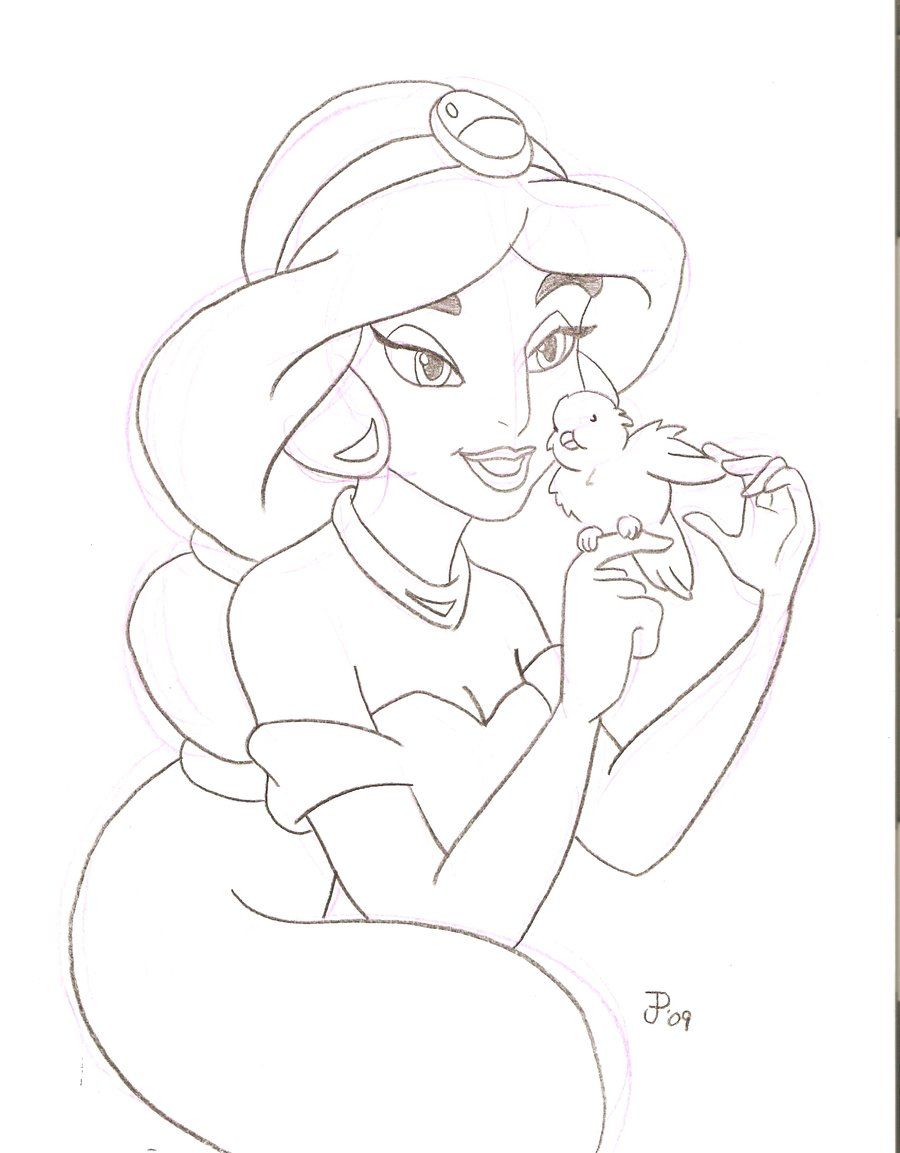 900x1153 Sketches Of Disney Princesses - Sketch Disney Princess