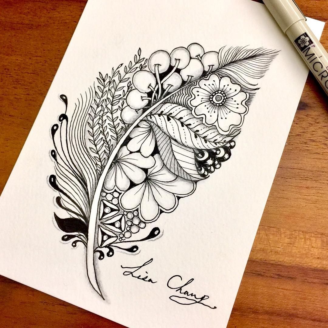 1080x1080 Hand Drawn Zentangle Doodle Drawings Drawing Ideas - Sketch Doodle Art