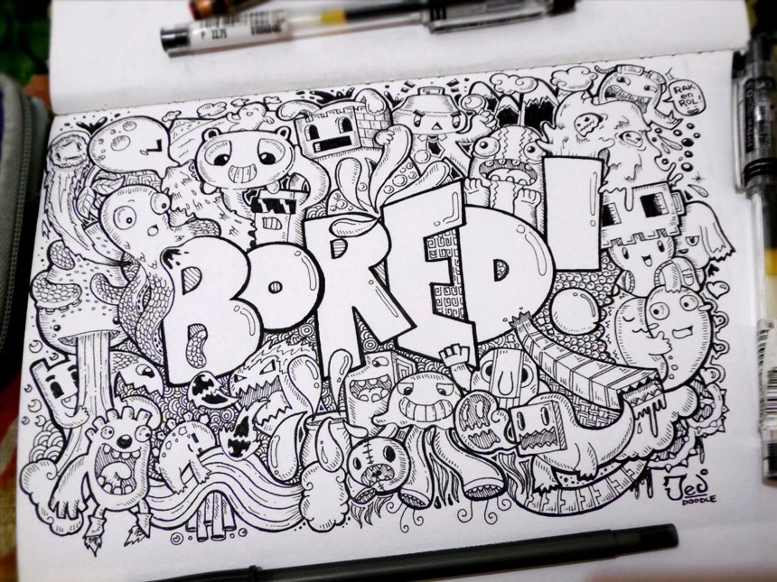 860x645 Throwback Doodle By Jedidia098 - Sketch Doodle Art