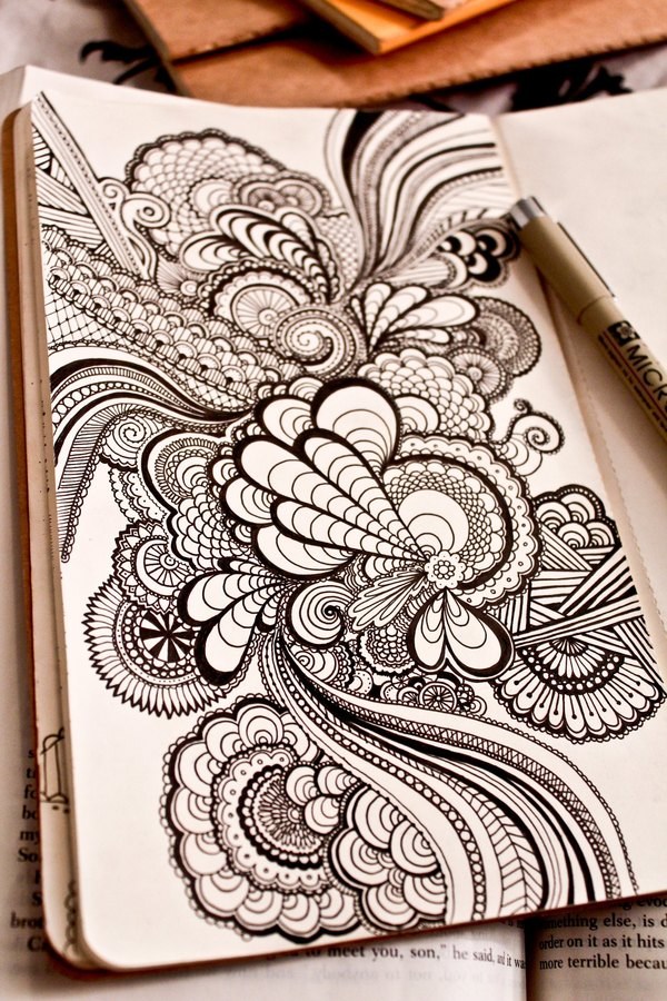 600x900 40 Stunning Doodles For Inspiration - Sketch Doodle Art