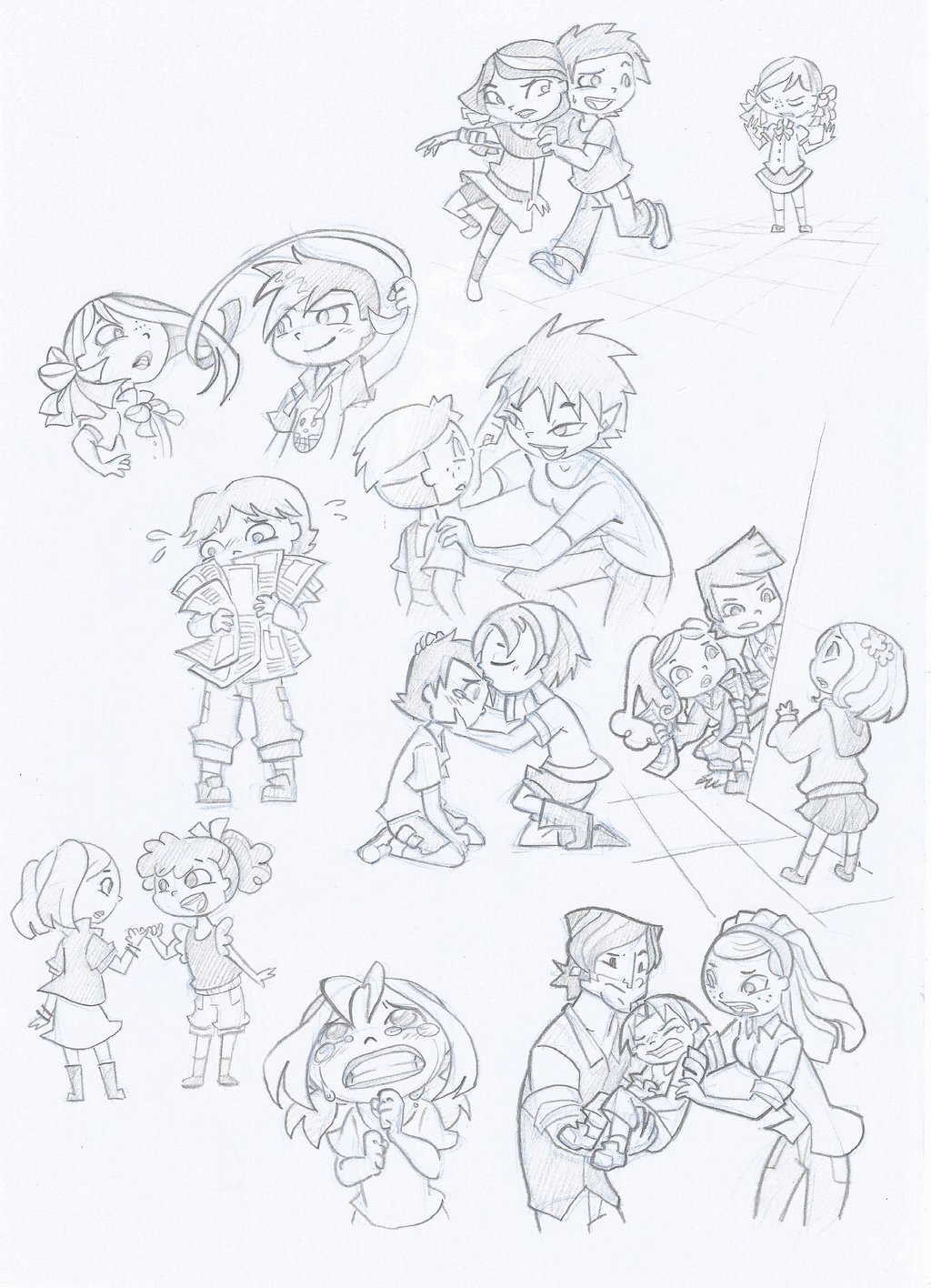 1024x1416 Total Drama Kids Comic Sketch By Kikaigaku - Sketch Drama