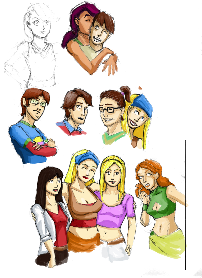 850x1169 Total Drama Sketch Dump 2 By Zippedbinders - Sketch Drama