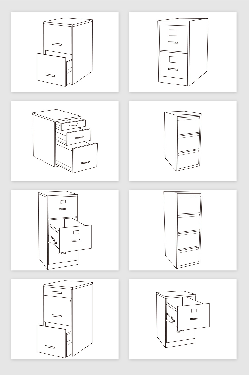 1024x1540 Sketch Drawer File Box Vector Graphic Free Download Pikbest - Sketch Drawer