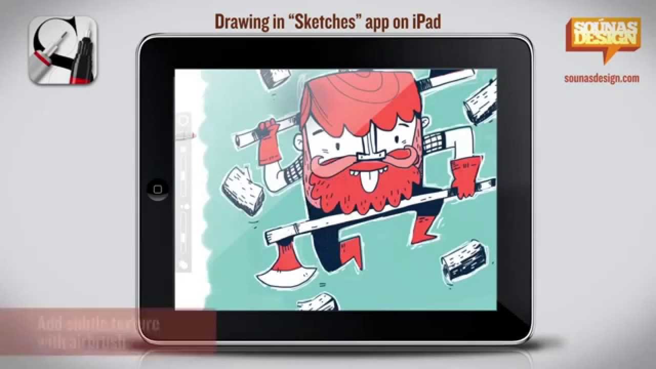 1280x720 Drawing In Tayasui Sketches App On Ipad Video - Sketch Drawing App