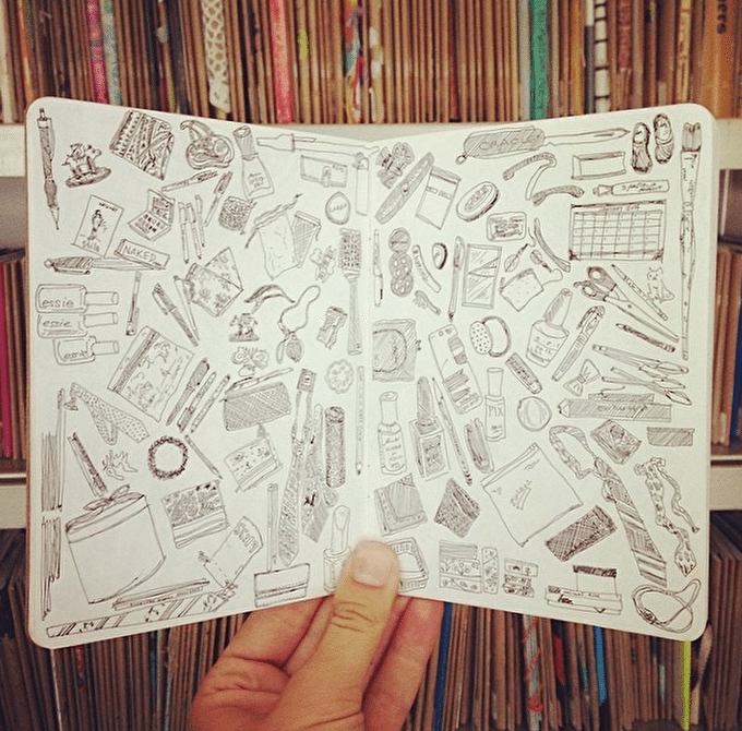 680x670 How To Start A Sketchbook This Summer Cass Art - Sketch Drawing Book