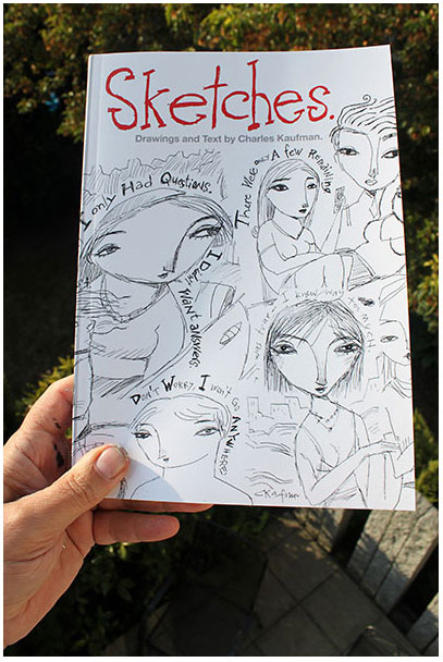 407x608 New Art Book Sketches By Charles Kaufman - Sketch Drawing Book