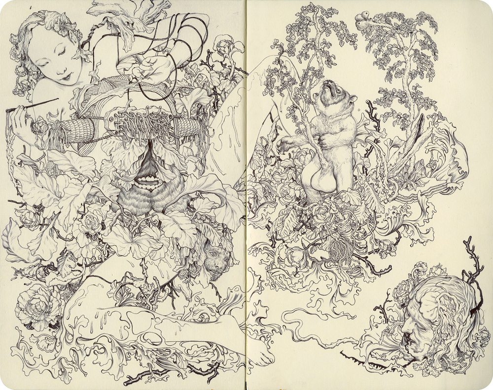 1000x793 Sketch James Jean - Sketch Drawing Book