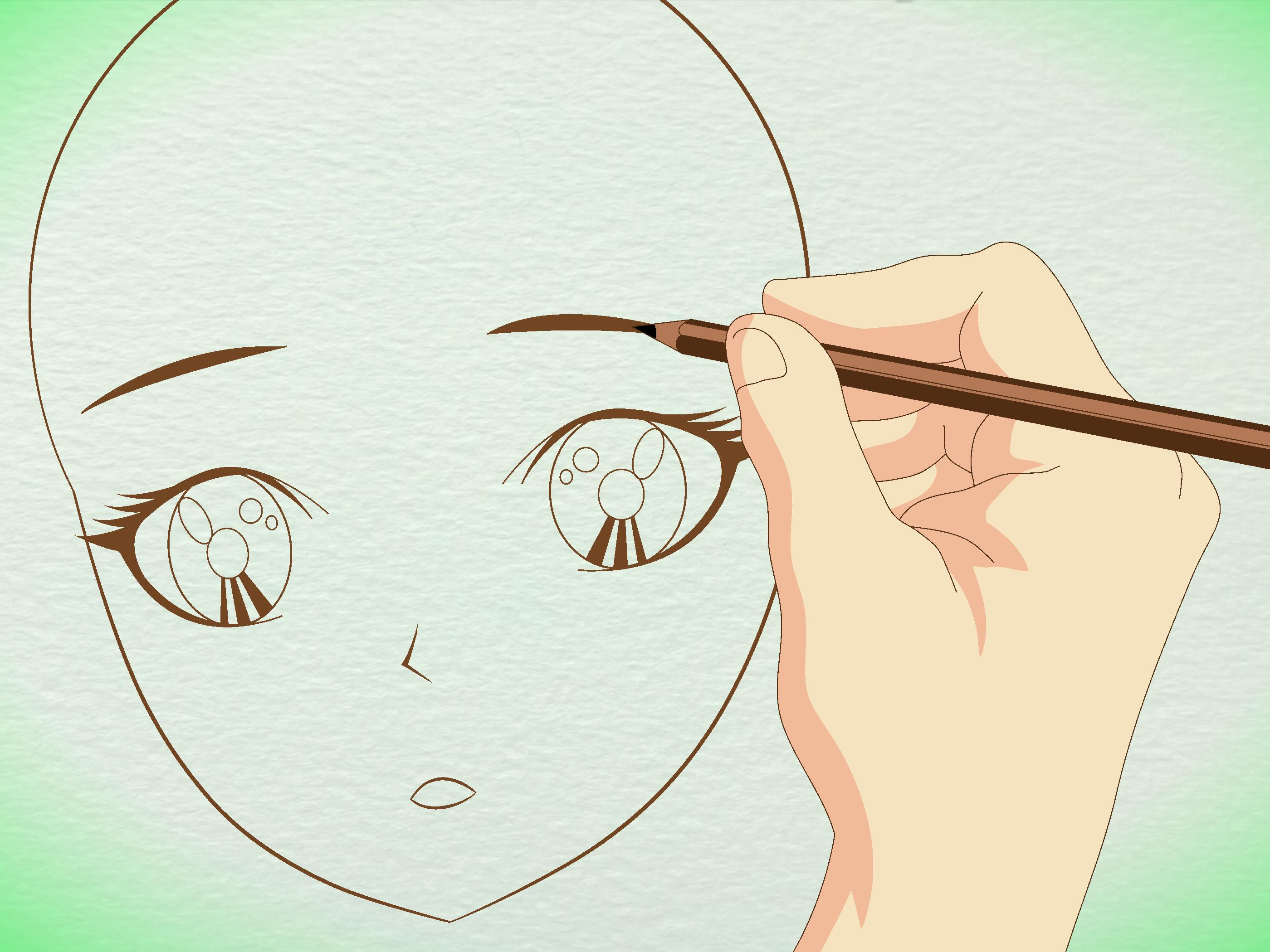 2800x2100 How To Draw Manga Faces In Basic Sketching (With Pictures) - Sketch Drawing For Beginners