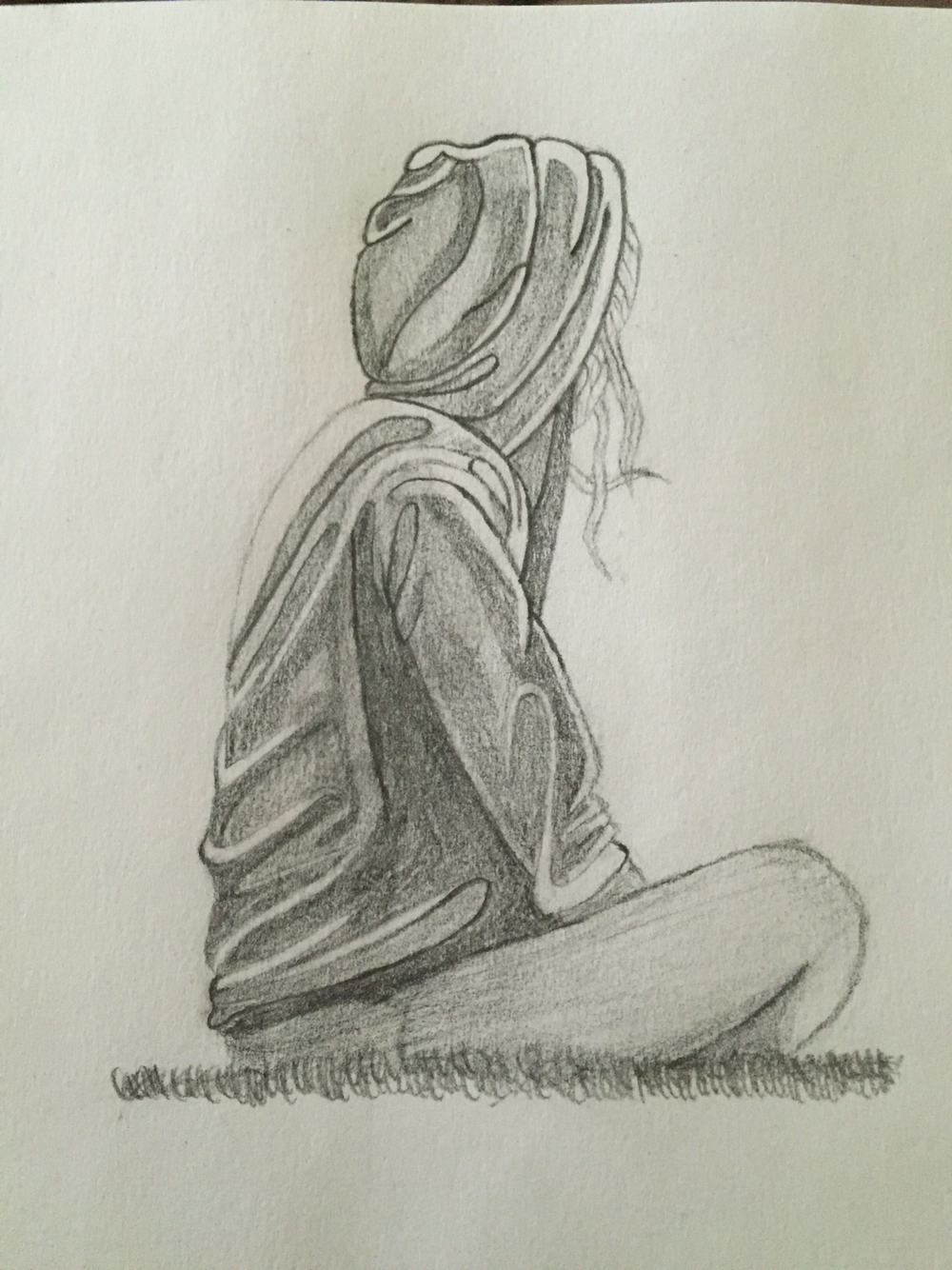 Sketch Drawing Of Girl At Paintingvalley Com Explore Collection