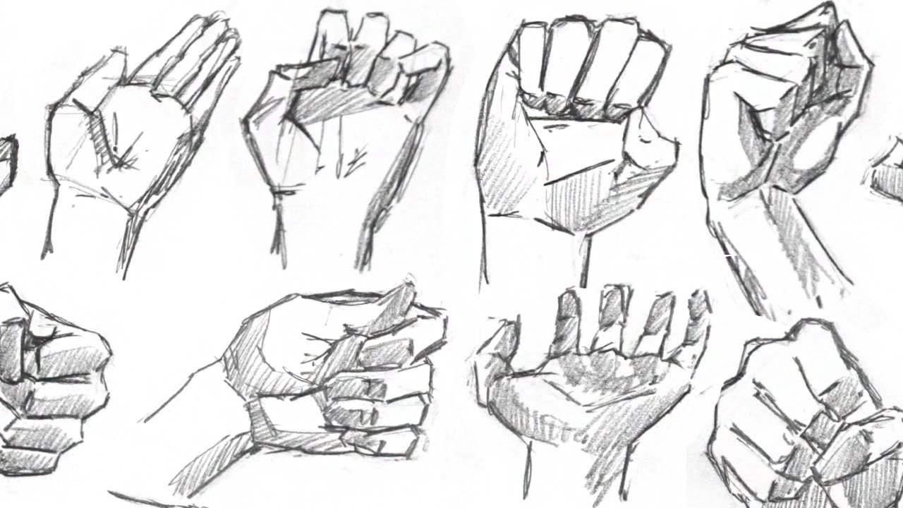 1280x720 Sketching Hands Quickly - Sketch Drawing Photo