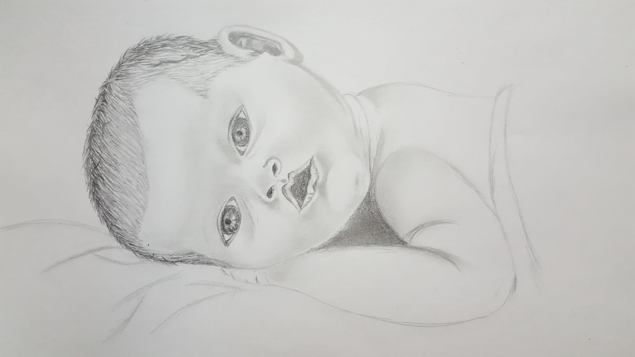 2048x1152 Drawing Baby Sketch - Sketch Drawing Photo